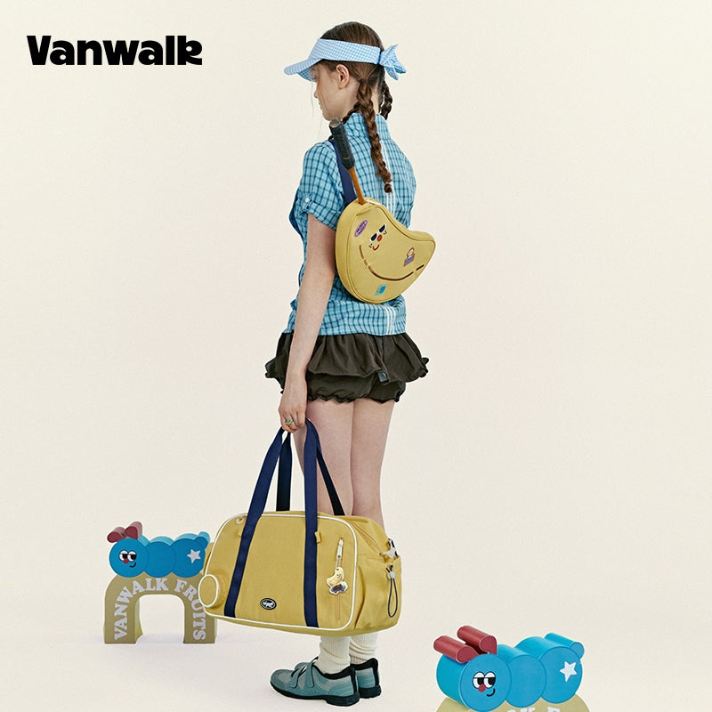VANWALK Fruit Power V2964 Large Capacity Travel Bag Women's Badminton Racket Bag Fitness Sports Tote Bag