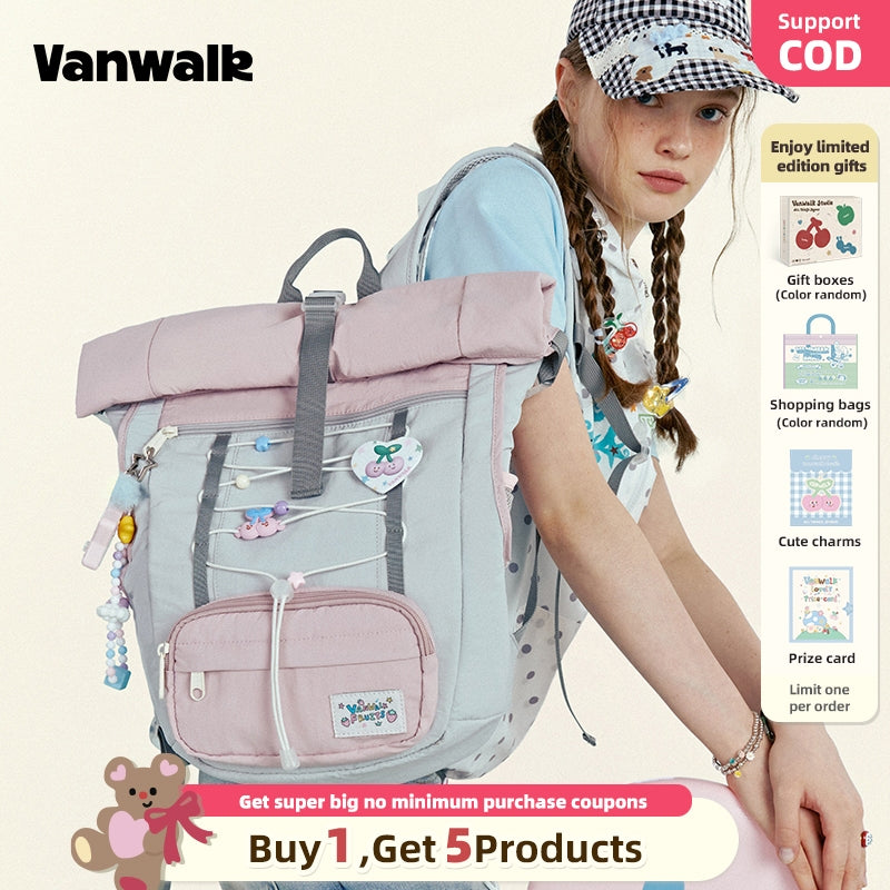 VANWALK Fruit Power V2967 New Large-Capacity Outdoor Hiking Backpack for Women
