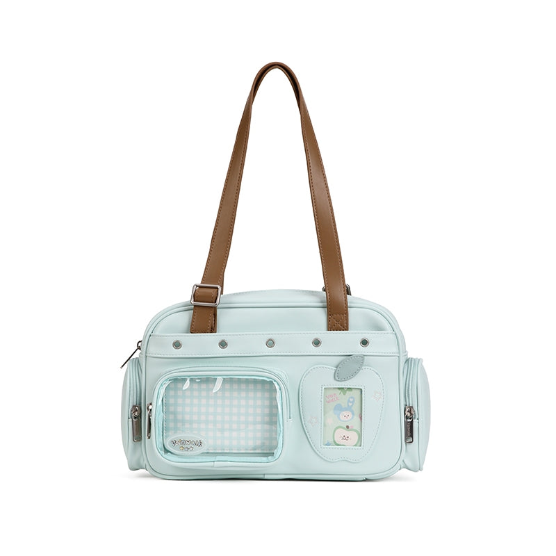 VANWALK Fruit Power V2968 Large Capacity Backpack Anime-Style Daily Small-Portion Snack Bag Handheld Single-Shoulder Bag