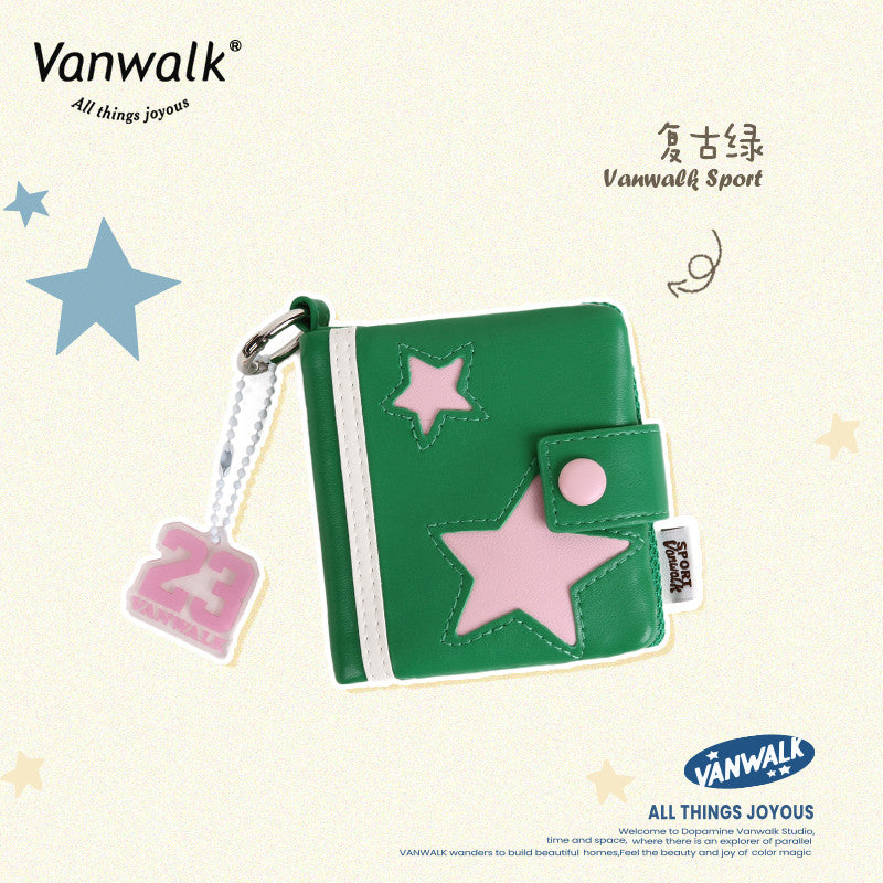 Vanwalk reka bentuk comel dompet syiling sukan VS10