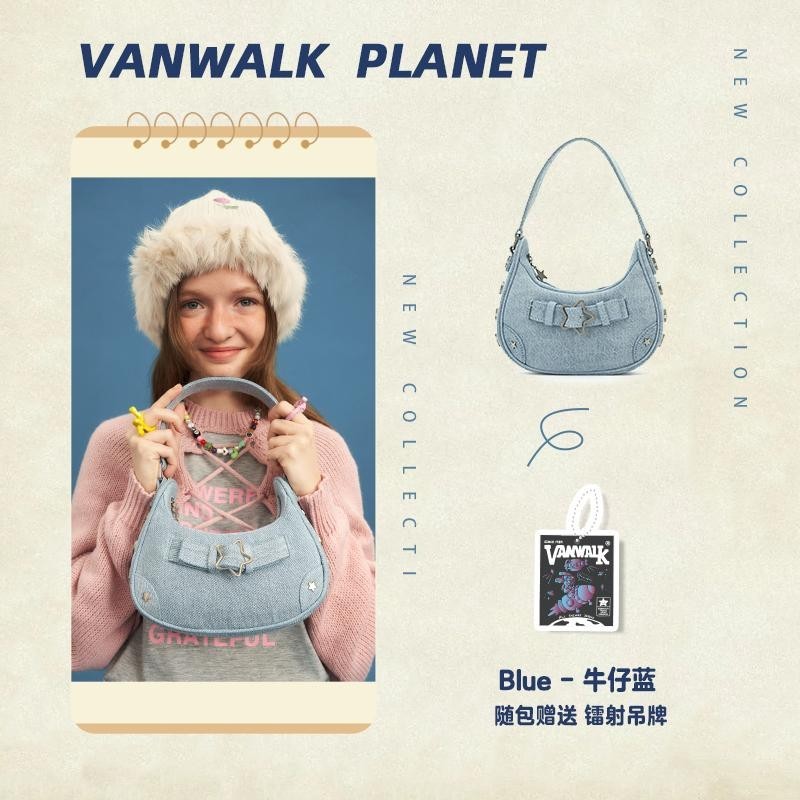 Vanwalk Water-Resistant Space Rabbi shoulder bag V2573