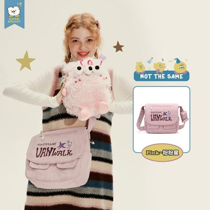 Vanwalk Water-Resistant Mao Monster Crossbody Bag V2708