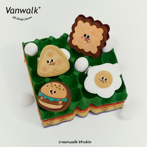 Vanwalk cute Bread House coin purse V2542