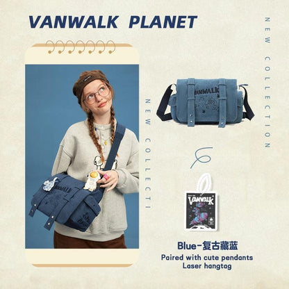 Túi đeo chéo Vanwalk chống thấm nước Planet Rabbit V2557