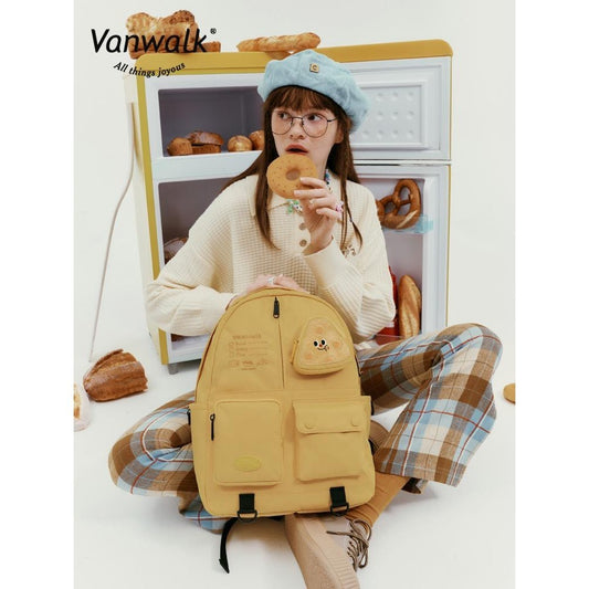 Vanwalk  Water-Resistant  Bread House Backpack V2526