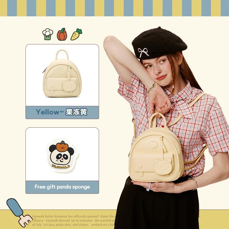 Vanwalk แฟชั่นสตรีทแวร์ FUN MARKET กระเป๋าเป้ V2789