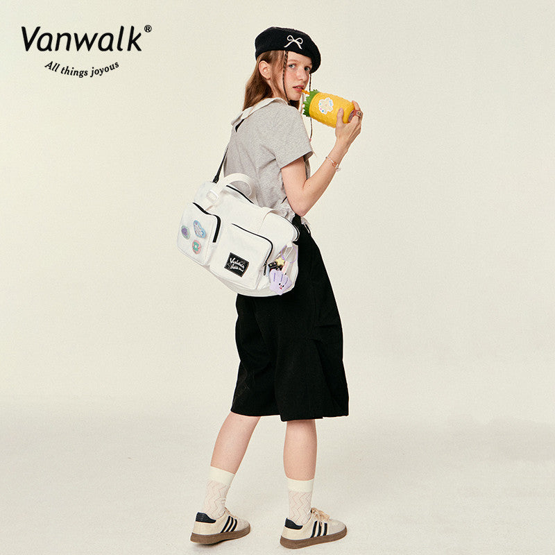 Vanwalk Water-Resistant Bubble Island Shoulder bag V2829