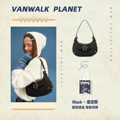 Vanwalk Water-Resistant Space Rabbi shoulder bag V2573