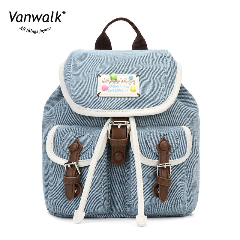 Vanwalk Fashion Bear Burger backpack V2714
