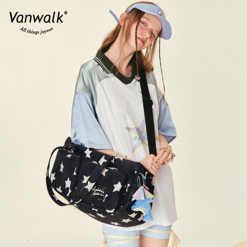 Vanwalk Water-Resistant Bubble Island Shoulder bag V2829