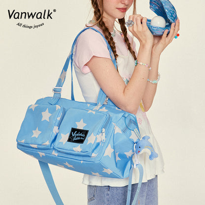 Vanwalk Water-Resistant Bubble Island Shoulder bag V2829