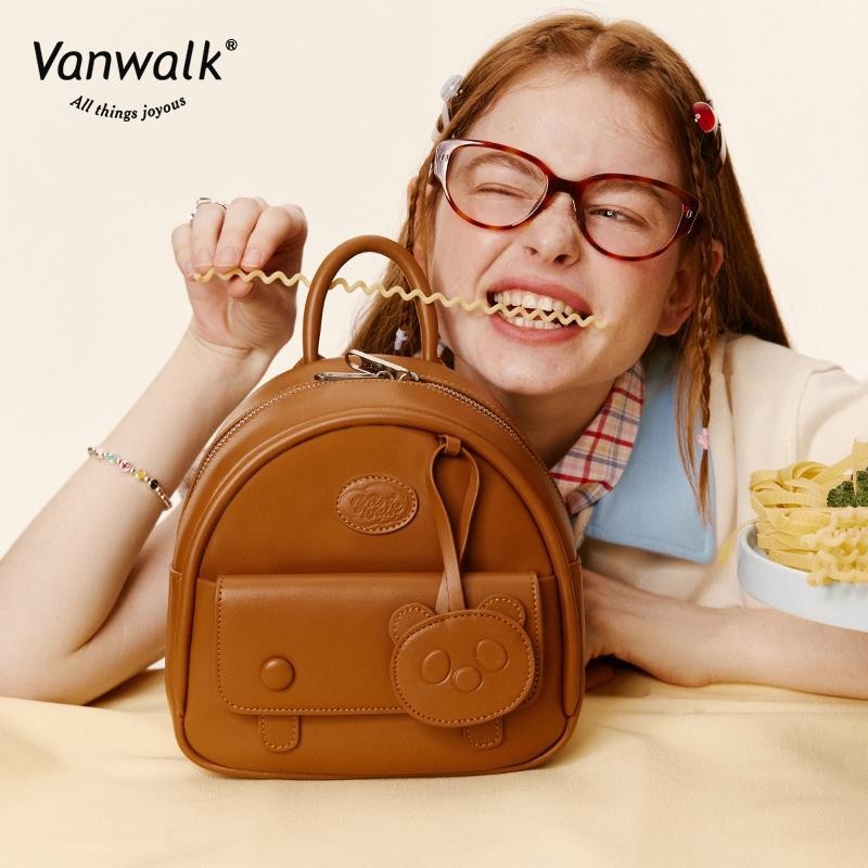 Vanwalk แฟชั่นสตรีทแวร์ FUN MARKET กระเป๋าเป้ V2789