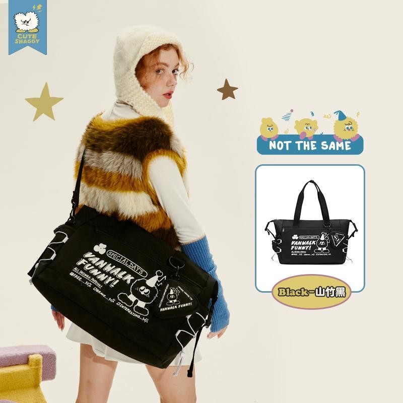 Vanwalk  Water-Resistant  Mao Monster Crossbody Bag V2716