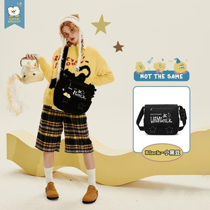 Vanwalk Water-Resistant Mao Monster Crossbody Bag V2708