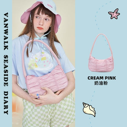 Vanwalk Water-Resistantun Seaside Diary Shoulder Bag V2073