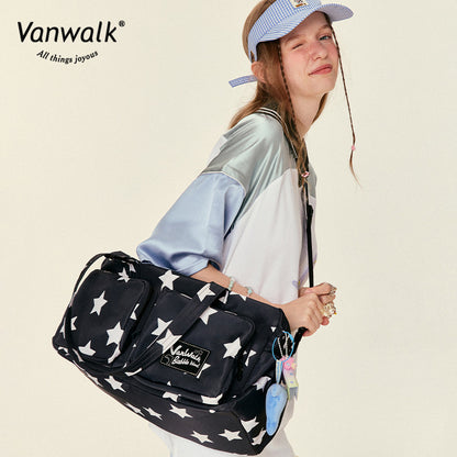 Vanwalk Water-Resistant Bubble Island Shoulder bag V2829