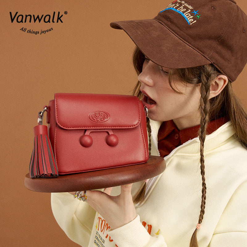 Vanwalk Water-Resistant Christmas Series Crossbody Bag V2874