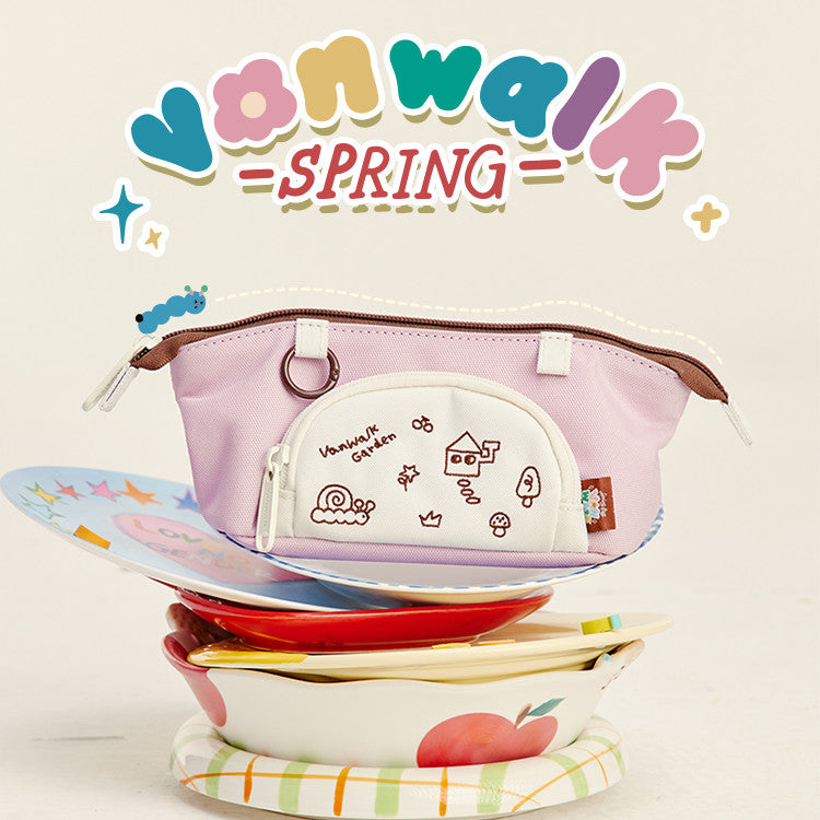 Vanwalk cute Small Garden Pencil case K453