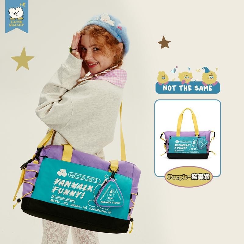 Vanwalk  Water-Resistant  Mao Monster Crossbody Bag V2716
