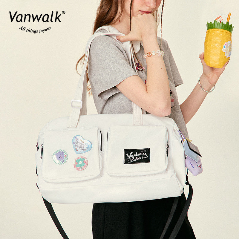 Vanwalk Water-Resistant Bubble Island Shoulder bag V2829