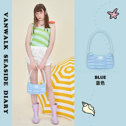 Vanwalk Water-Resistantun Seaside Diary Shoulder Bag V2073