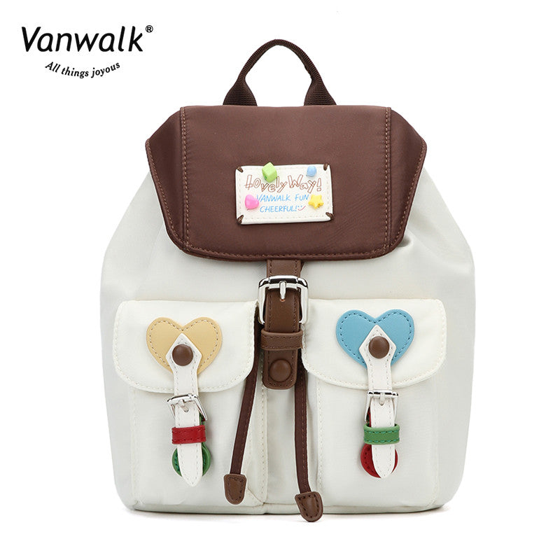 Vanwalk Fashion Bear Burger backpack V2714