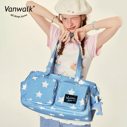 Vanwalk Water-Resistant Bubble Island Shoulder bag V2829