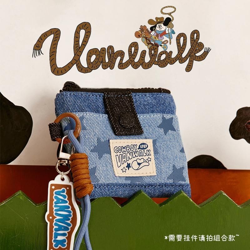Vanwalk Denim Collection Mini Wallet With Small Bag K411