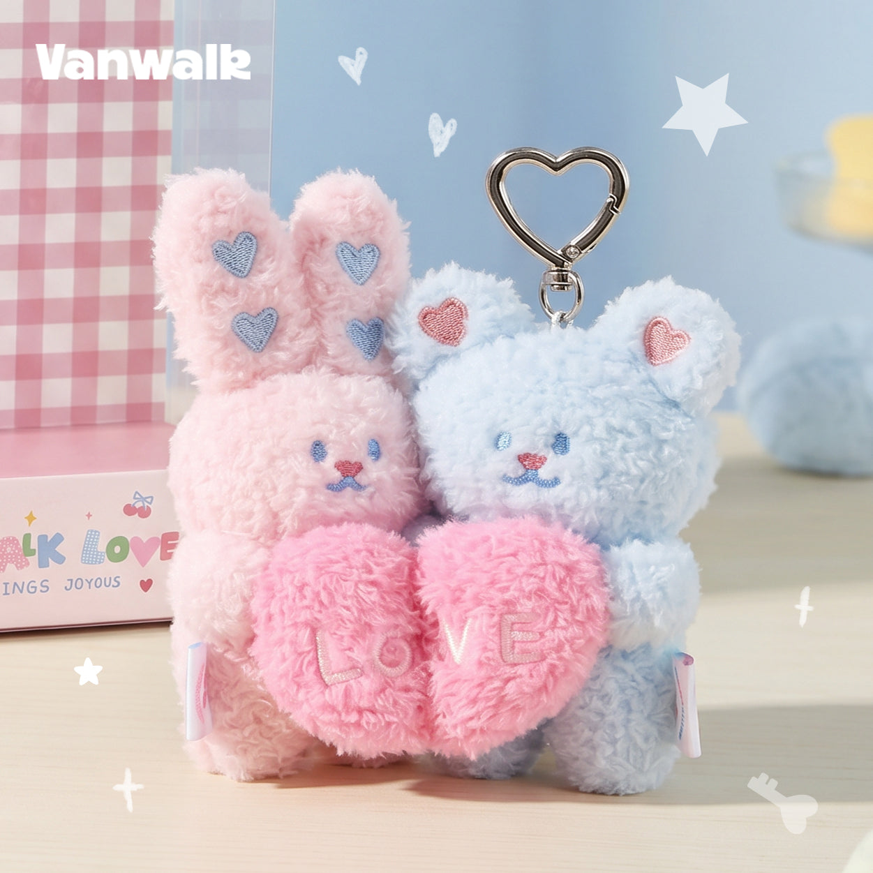 VANWALK Gulugulu ซีรีส์ กระเป๋าแท็กตุ๊กตา เครื่องประดับจี้/โซ่ K700