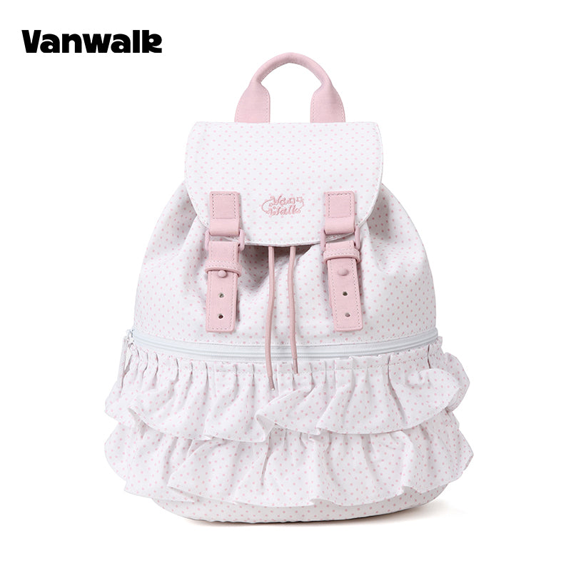 VANWALK Cute Design Lovely Note Estudyante Backpack v2904