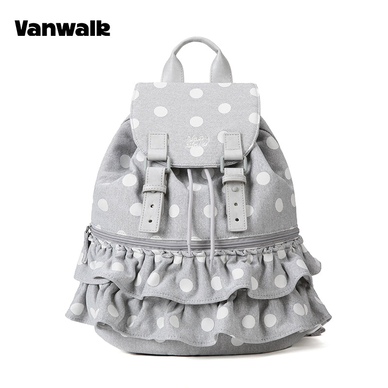 VANWALK Cute Design Lovely Note Estudyante Backpack v2904