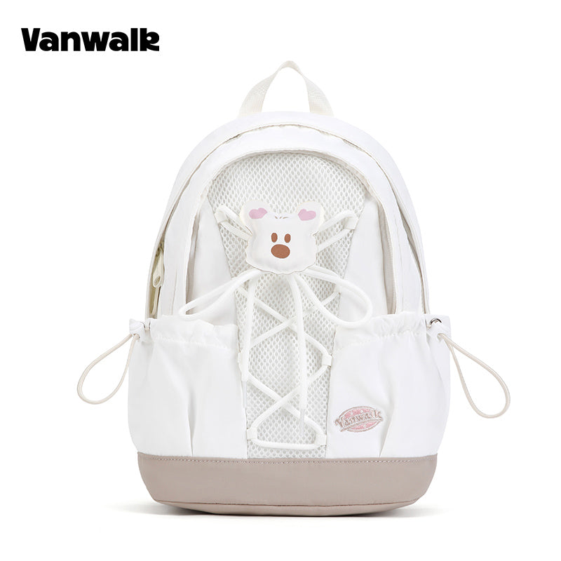 VANWALK Cute Design Lovely Note Estudyante Backpack v2904