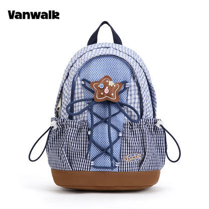 VANWALK Cute Design Lovely Note Estudyante Backpack v2904