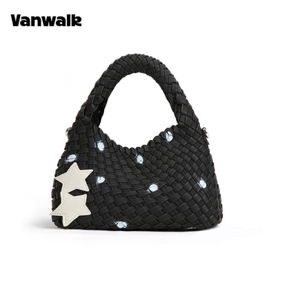 VANWALK Glutinous Rice Ball Series Woven Handbag v2991