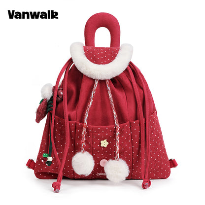 Tas Bahu Kapasitas Besar Koleksi Natal VANWALK v3002
