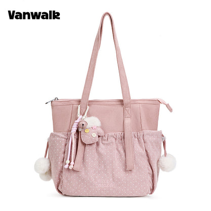 Tas Bahu Kapasitas Besar Koleksi Natal VANWALK v3002