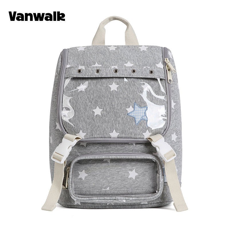 Ransel Seri Kuda Keberuntungan Januari Vanwalk dengan Banyak Kantong V3007