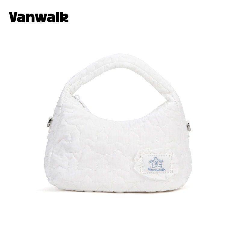 VANWALK Gulugulu 系列原創星星鏤空迷你肩背包 PU 手提包 V3051
