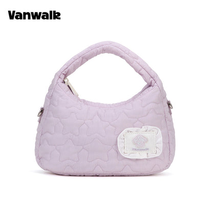 VANWALK Gulugulu 系列原創星星鏤空迷你肩背包 PU 手提包 V3051