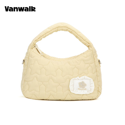 VANWALK Gulugulu 系列原創星星鏤空迷你肩背包 PU 手提包 V3051